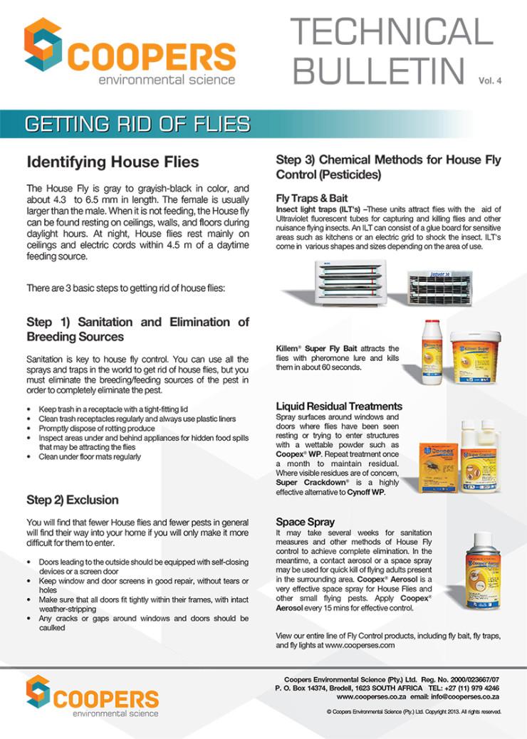 Getting rid of flies